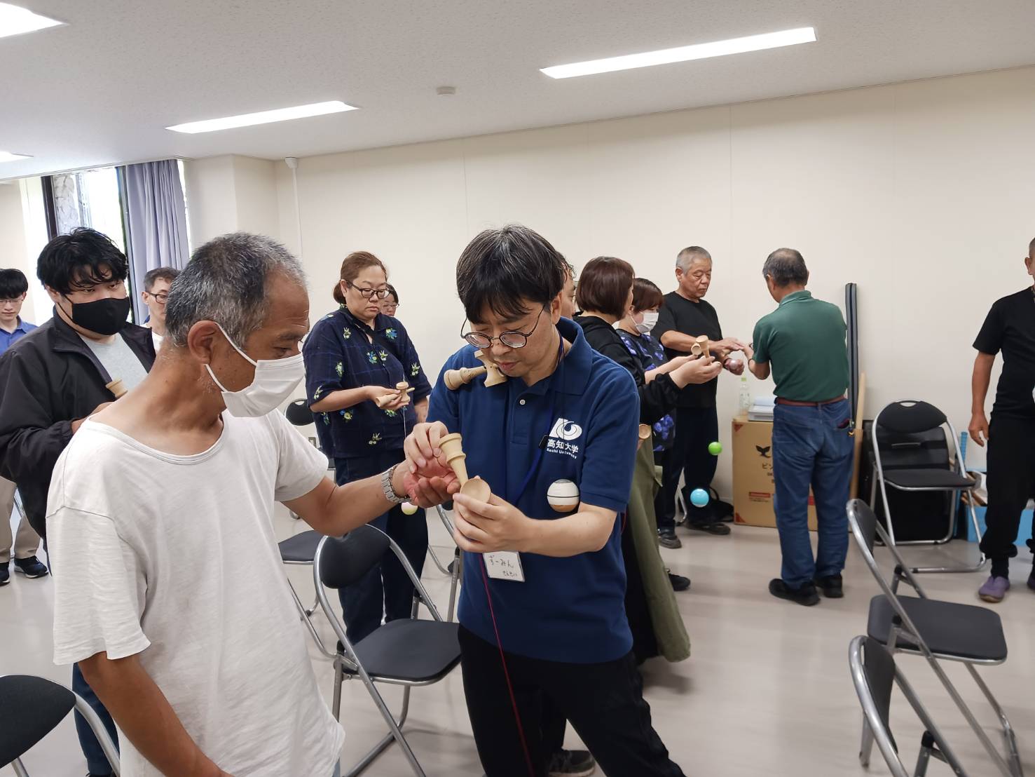 筒けん・けん玉の様子