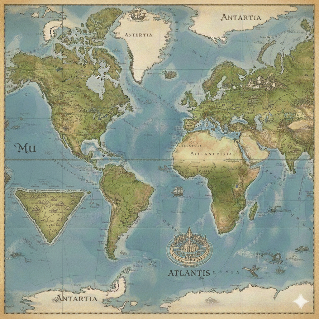 双蛇ノ縁 世界地図